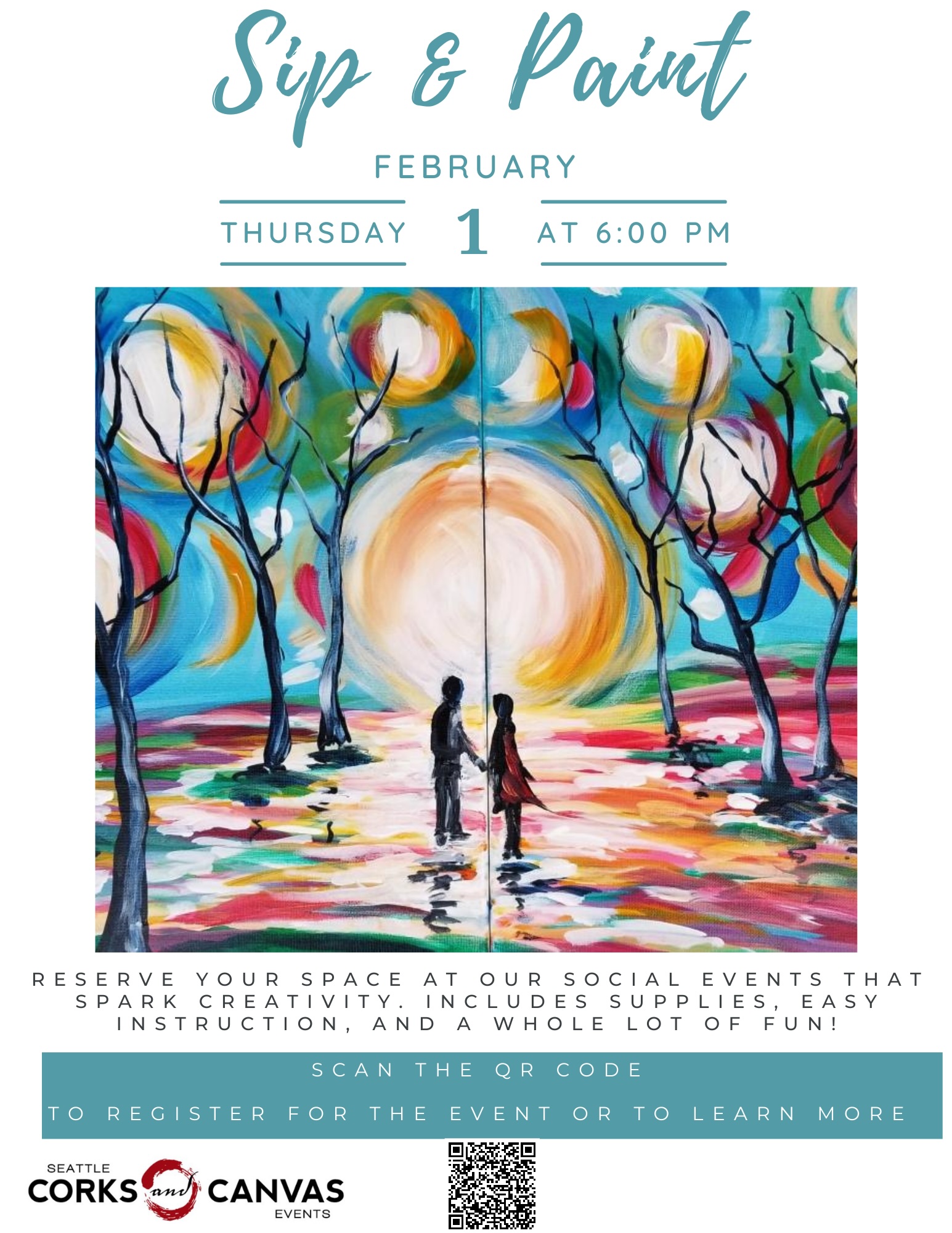 Couples Paint LaShellé Wines, Woodinville “Art in the Park”